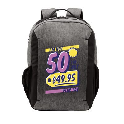 Funny 50th Birthday Plus Tax Vector Backpack