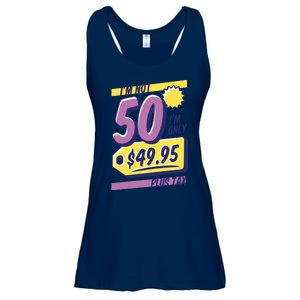 Funny 50th Birthday Plus Tax Ladies Essential Flowy Tank