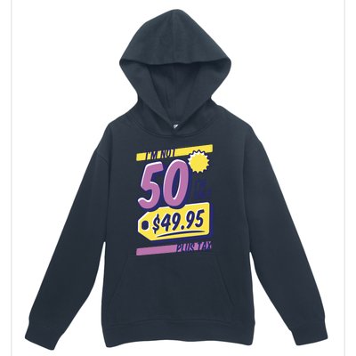 Funny 50th Birthday Plus Tax Urban Pullover Hoodie