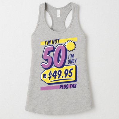 Funny 50th Birthday Plus Tax Womens Tank Top