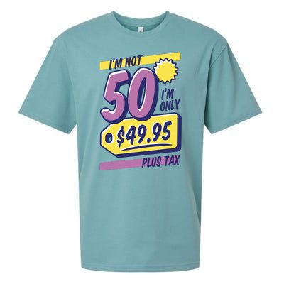 Funny 50th Birthday Plus Tax Sueded Cloud Jersey T-Shirt