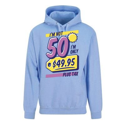 Funny 50th Birthday Plus Tax Unisex Surf Hoodie