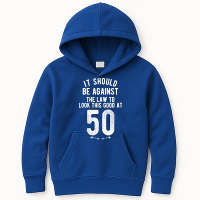 Funny 50th Birthday Gag Gift Idea 50 Year Old Joke Kids Hoodie