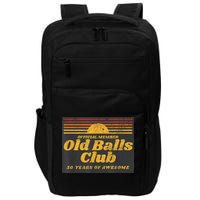  Funny 50th Birthday Old Balls Club 50 Years of Awesome Impact Tech Backpack