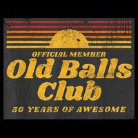  Funny 50th Birthday Old Balls Club 50 Years of Awesome Impact Tech Backpack
