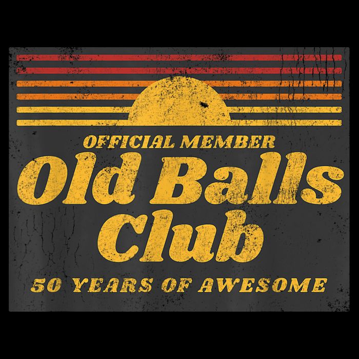  Funny 50th Birthday Old Balls Club 50 Years of Awesome Impact Tech Backpack