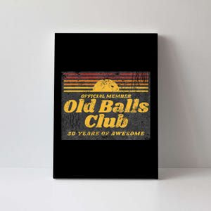 Funny 50th Birthday Old Balls Club 50 Years of Awesome Canvas