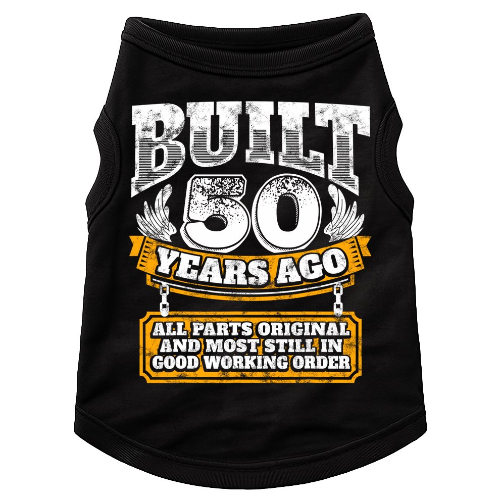 Funny 50th Birthday Gift BDay Gift Saying Age 50 Year Joke Doggie Tank