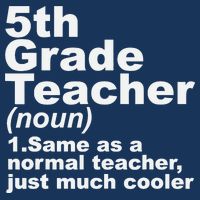 Fifth 5th Grade Teacher Definition Funny Teacher Definition Drawstring Bag
