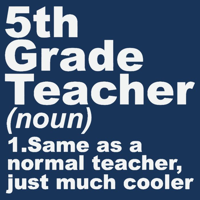 Fifth 5th Grade Teacher Definition Funny Teacher Definition Drawstring Bag