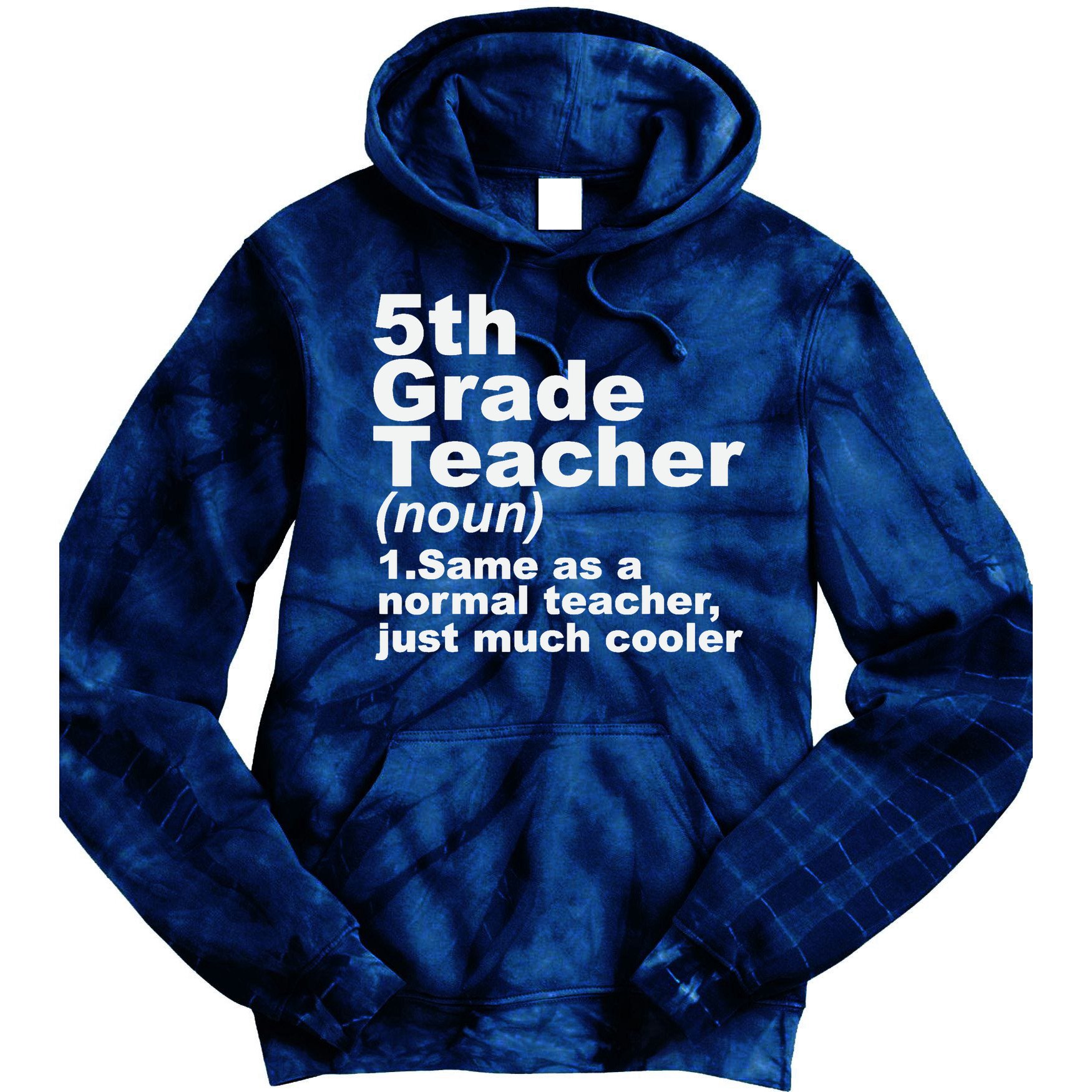 Fifth 5th Grade Teacher Definition Funny Teacher Definition Tie Dye Hoodie