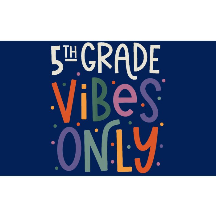 Fifth 5th Grade Vibes Teacher Back To School Bumper Sticker