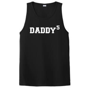 Fifth 5th Time Daddy Dad Of Five Father's Day Gift PosiCharge Competitor Tank