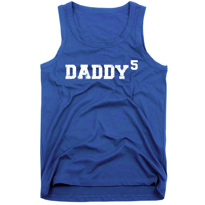 Fifth 5th Time Daddy Dad Of Five Father's Day Gift Tank Top