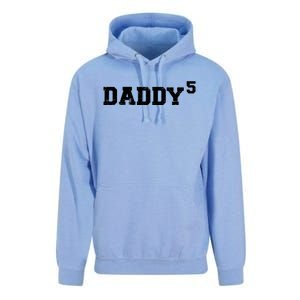 Fifth 5th Time Daddy Dad Of Five Father's Day Gift Unisex Surf Hoodie