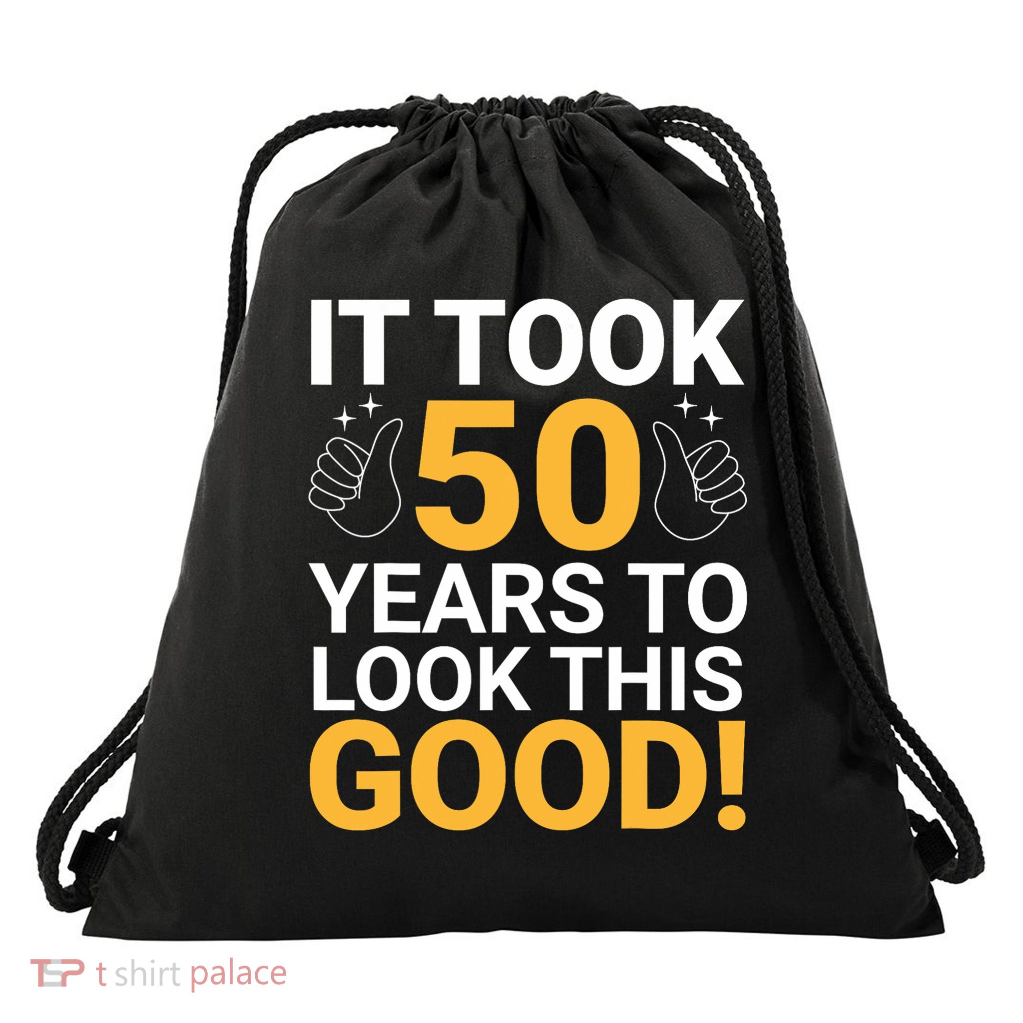 Funny 50 Years Old Birthday 50th Gag Drawstring Bag