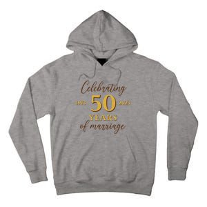 Funny 50 Years Of Marriage 1973 50th Wedding Anniversary Tall Hoodie