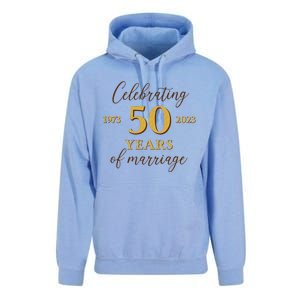 Funny 50 Years Of Marriage 1973 50th Wedding Anniversary Unisex Surf Hoodie