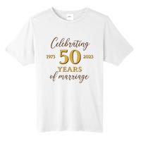 Funny 50 Years Of Marriage 1973 50th Wedding Anniversary Tall Fusion ChromaSoft Performance T-Shirt