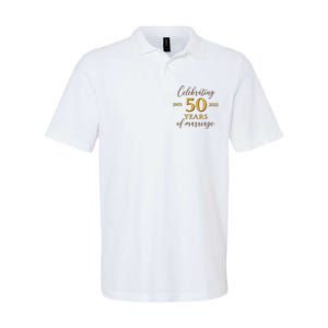 Funny 50 Years Of Marriage 1973 50th Wedding Anniversary Softstyle Adult Sport Polo