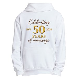 Funny 50 Years Of Marriage 1973 50th Wedding Anniversary Urban Pullover Hoodie