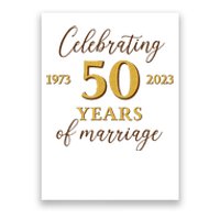 Funny 50 Years Of Marriage 1973 50th Wedding Anniversary Poster