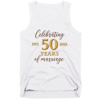 Funny 50 Years Of Marriage 1973 50th Wedding Anniversary Tank Top