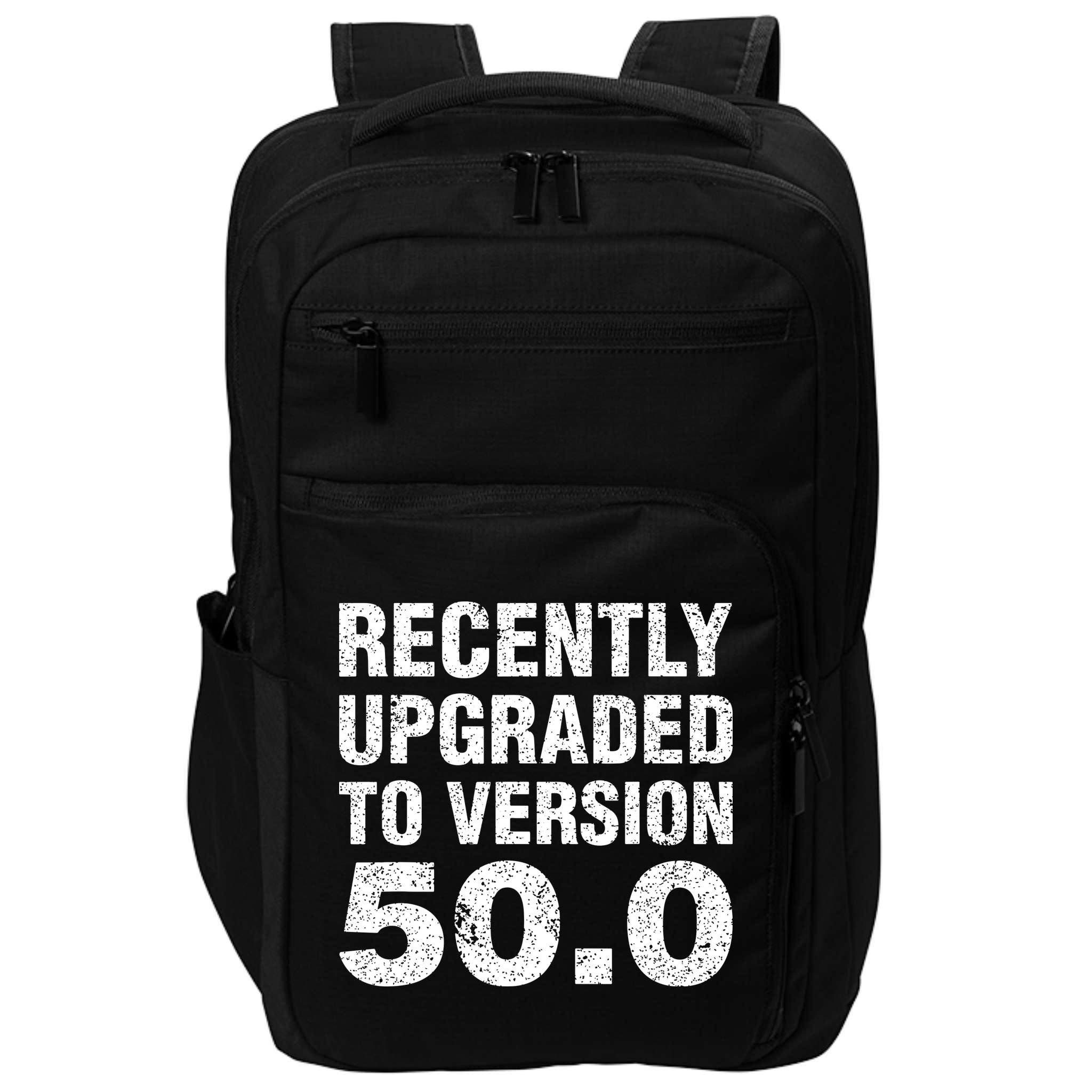Funny 50 Years Old Joke 50th Birthday Gag Gift Impact Tech Backpack