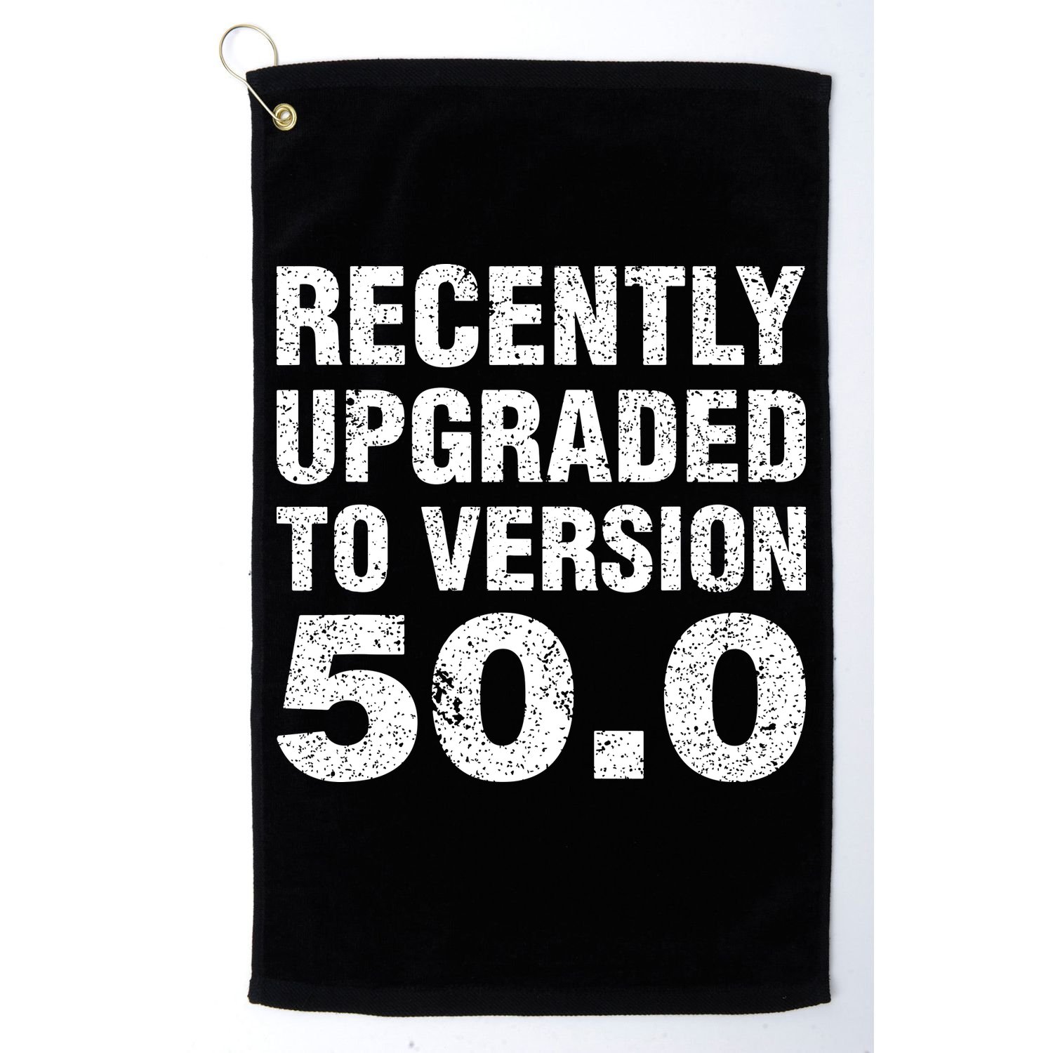 Funny 50 Years Old Joke 50th Birthday Gag Gift Golf Towel