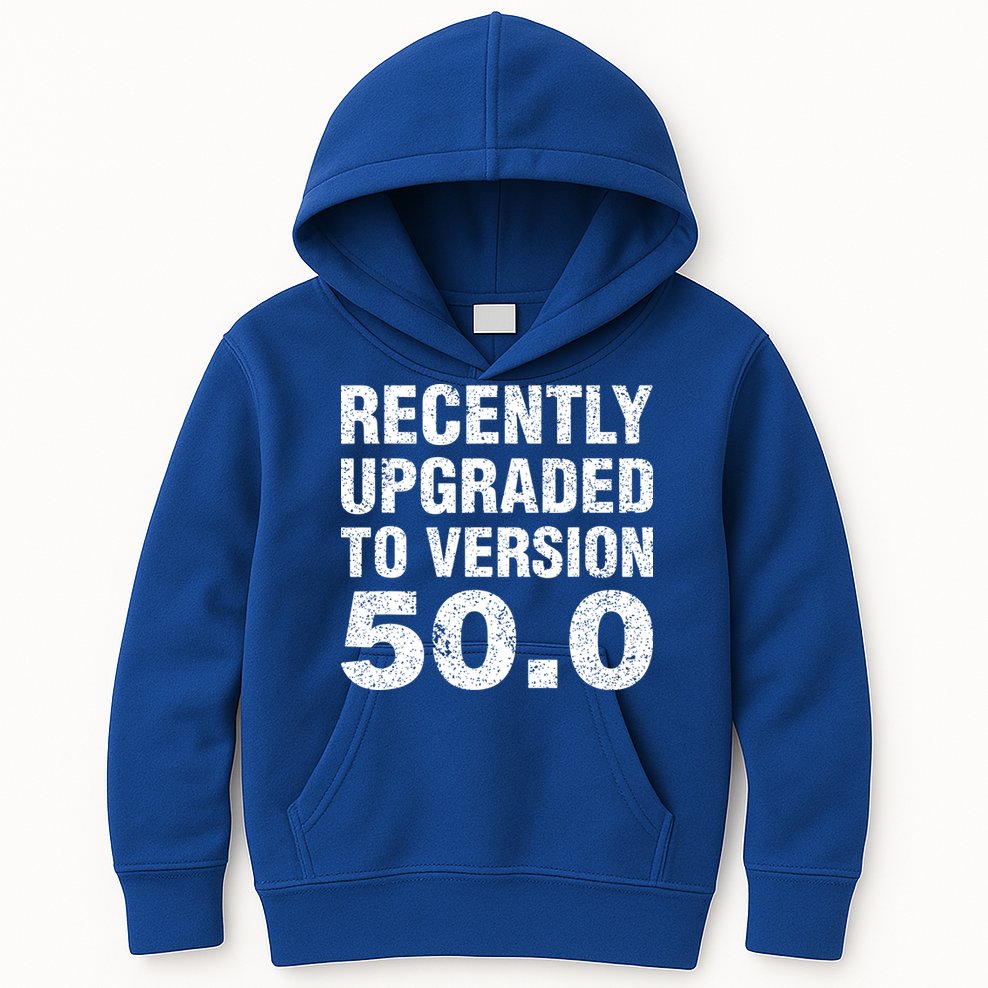 Funny 50 Years Old Joke 50th Birthday Gag Gift Kids Hoodie