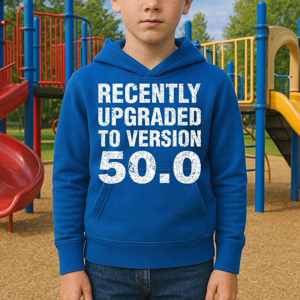 Funny 50 Years Old Joke 50th Birthday Gag Gift Kids Hoodie