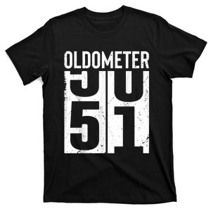 Funny 51 Years Old 51st Birthday Odometer Oldometer M.e.n T-Shirt