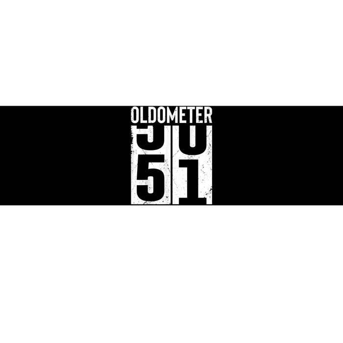 Funny 51 Years Old 51st Birthday Odometer Oldometer M.e.n Bumper Sticker