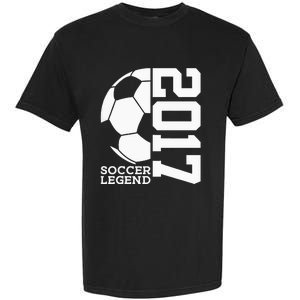 Football 6th Birthday Soccer Legend 2017 Garment-Dyed Heavyweight T-Shirt