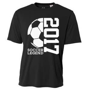 Football 6th Birthday Soccer Legend 2017 Cooling Performance Crew T-Shirt