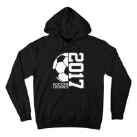 Football 6th Birthday Soccer Legend 2017 Hoodie