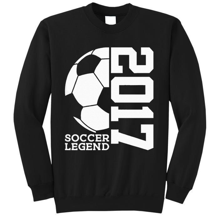 Football 6th Birthday Soccer Legend 2017 Sweatshirt