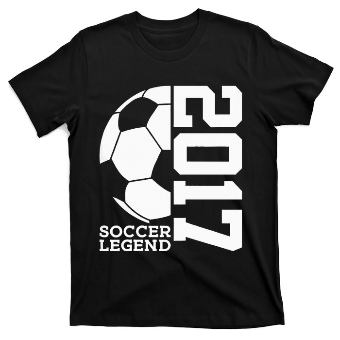 Football 6th Birthday Soccer Legend 2017 T-Shirt