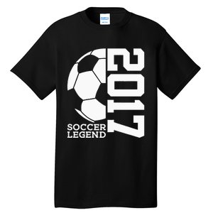 Football 6th Birthday Soccer Legend 2017 Tall T-Shirt