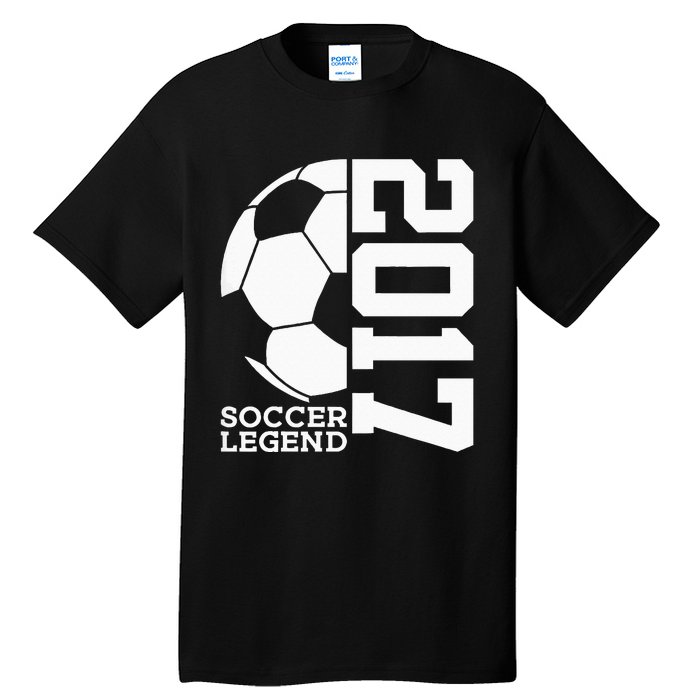 Football 6th Birthday Soccer Legend 2017 Tall T-Shirt