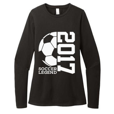 Football 6th Birthday Soccer Legend 2017 Womens CVC Long Sleeve Shirt