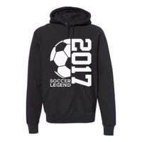 Football 6th Birthday Soccer Legend 2017 Premium Hoodie