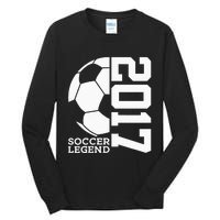 Football 6th Birthday Soccer Legend 2017 Tall Long Sleeve T-Shirt