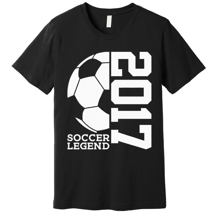 Football 6th Birthday Soccer Legend 2017 Premium T-Shirt