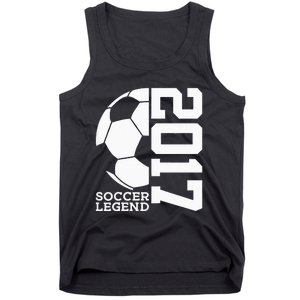 Football 6th Birthday Soccer Legend 2017 Tank Top