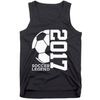 Football 6th Birthday Soccer Legend 2017 Tank Top