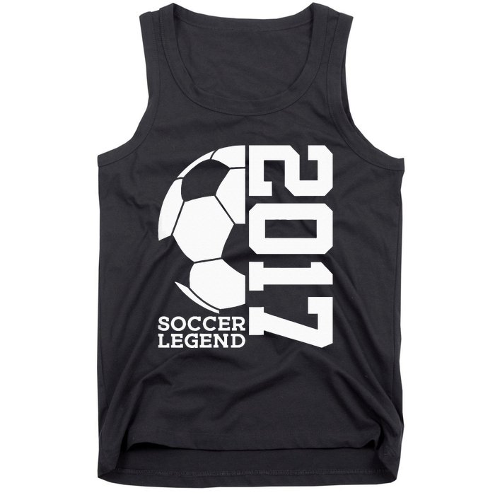 Football 6th Birthday Soccer Legend 2017 Tank Top