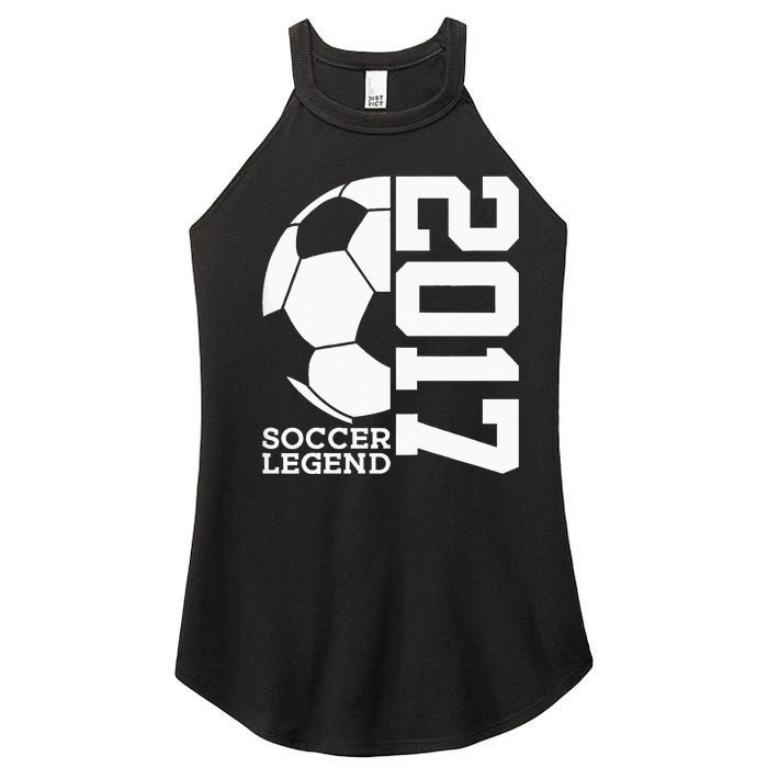 Football 6th Birthday Soccer Legend 2017 Women’s Perfect Tri Rocker Tank