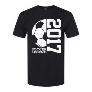 Football 6th Birthday Soccer Legend 2017 Softstyle CVC T-Shirt