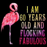 Funny 60th Birthday Pink Watercolor Flamingo 60 Year Mug